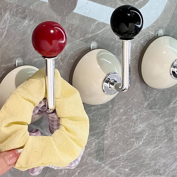 Plastic Dipped Rotating ClothespinHooks, Windproof Hanging Clips for Outdoor Indoor Use, Multi Purpose ClothingHooks, Black