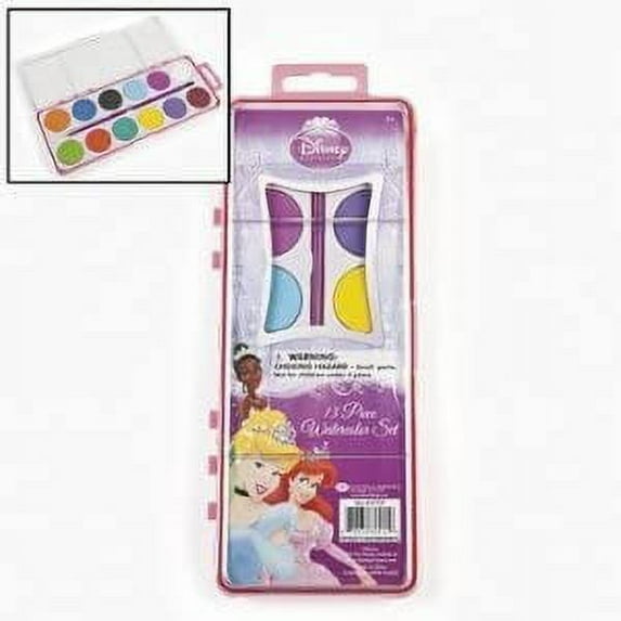 Plastic Disney Princess Watercolors