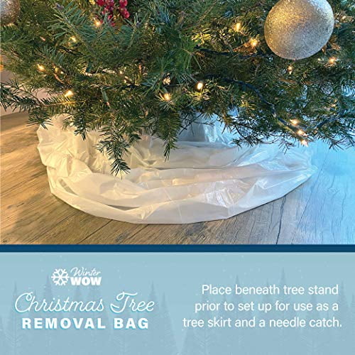 Plastic Disposable Christmas Tree Bag for Storage, Removal and Disposal