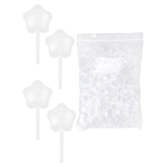 Plastic Disposable Trasfer Pipettes Eye Droppers for Liquid Transfer Clear Star 51x25x15mm Capacity: 4ml(0.14fl. oz)