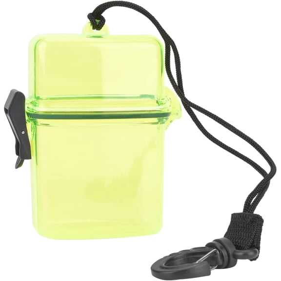 Plastic Diving Seal Box Transparent Portable Kayak Watertight Storage, with Rope Hook for Phone Camera Surfing Canoe