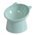 thumbnail image 1 of Plastic Dog Bowl,High Feeding Pet Cat Bowl for Protect Cervical Animal Vertebravels Dog Bowl Cat Bowl,Household Solid Color Pet Feeding Bowl for Small,Medium,Large Pet(5.39"*5.39"*4.53"), 1 of 6