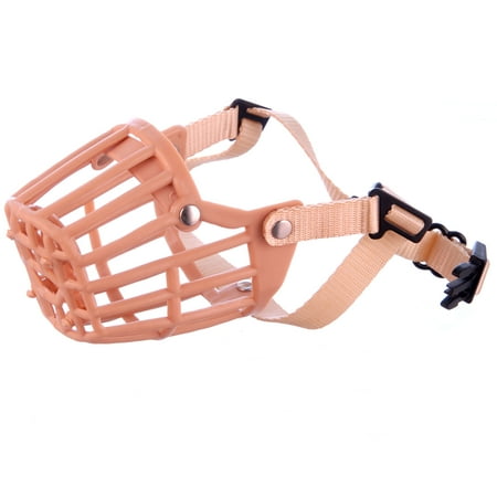 Plastic Dog Muzzle-tan 11 1/2" model # 6