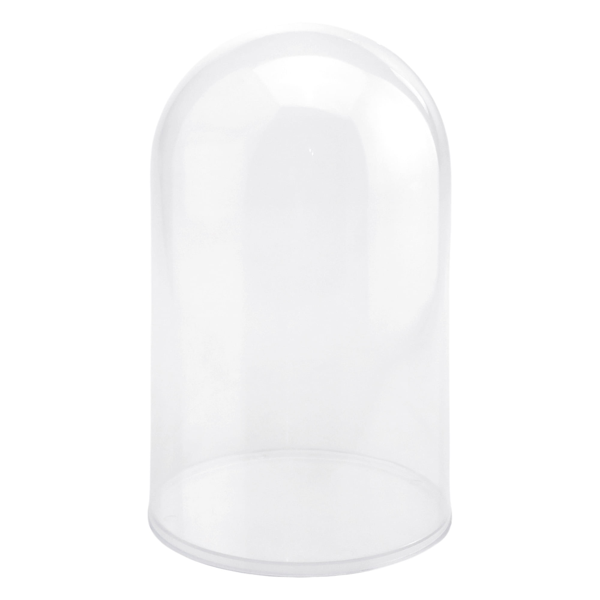 4 Clear Plastic Dome w/ Base (12 Pcs) – LACrafts