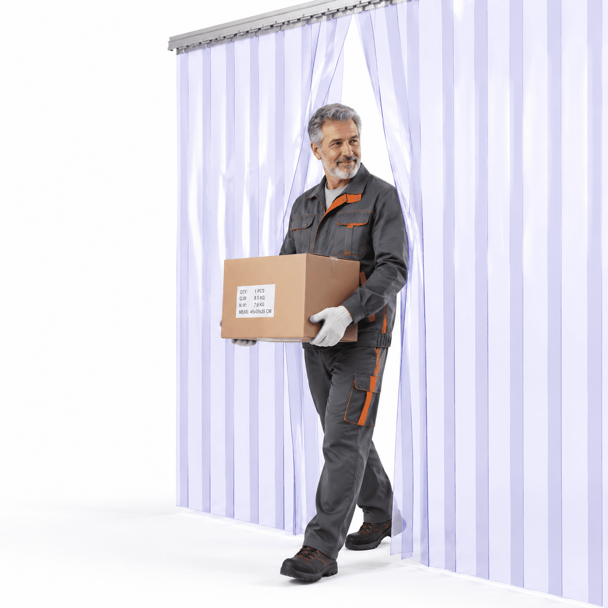 Walk In Refriderators Plastic Door Curtain 84