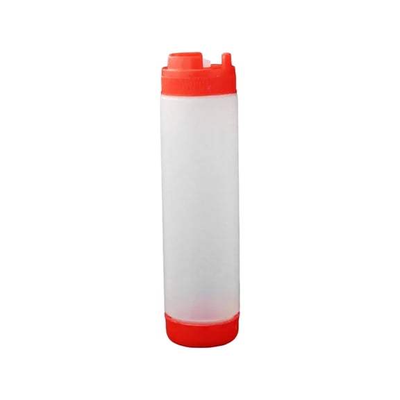Plastic Double Nozzle Condiment Dispenser Multipurpose Double Spout Condiment Bottle Dispenser For Kitchens And Grills