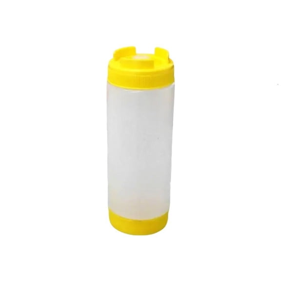 Plastic Double Nozzle Condiment Dispenser Multipurpose Double Spout Condiment Bottle Dispenser For Kitchens And Grills