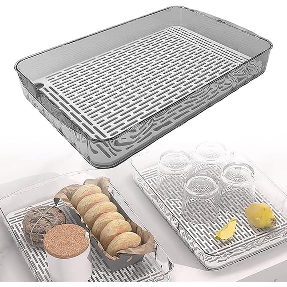 Plastic Drain Tray Drying Rack for Small Sink Coffee Table ...