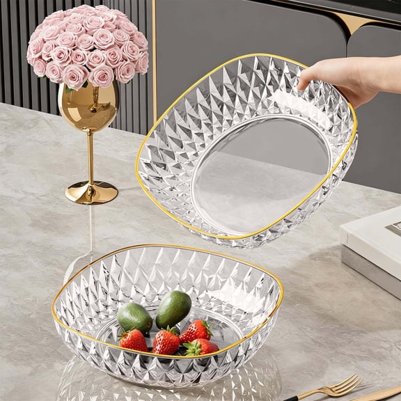 Plastic Drainable Vegetable Tray Salad Basket For Kitchen, Picnic, Office, And Travel Use
