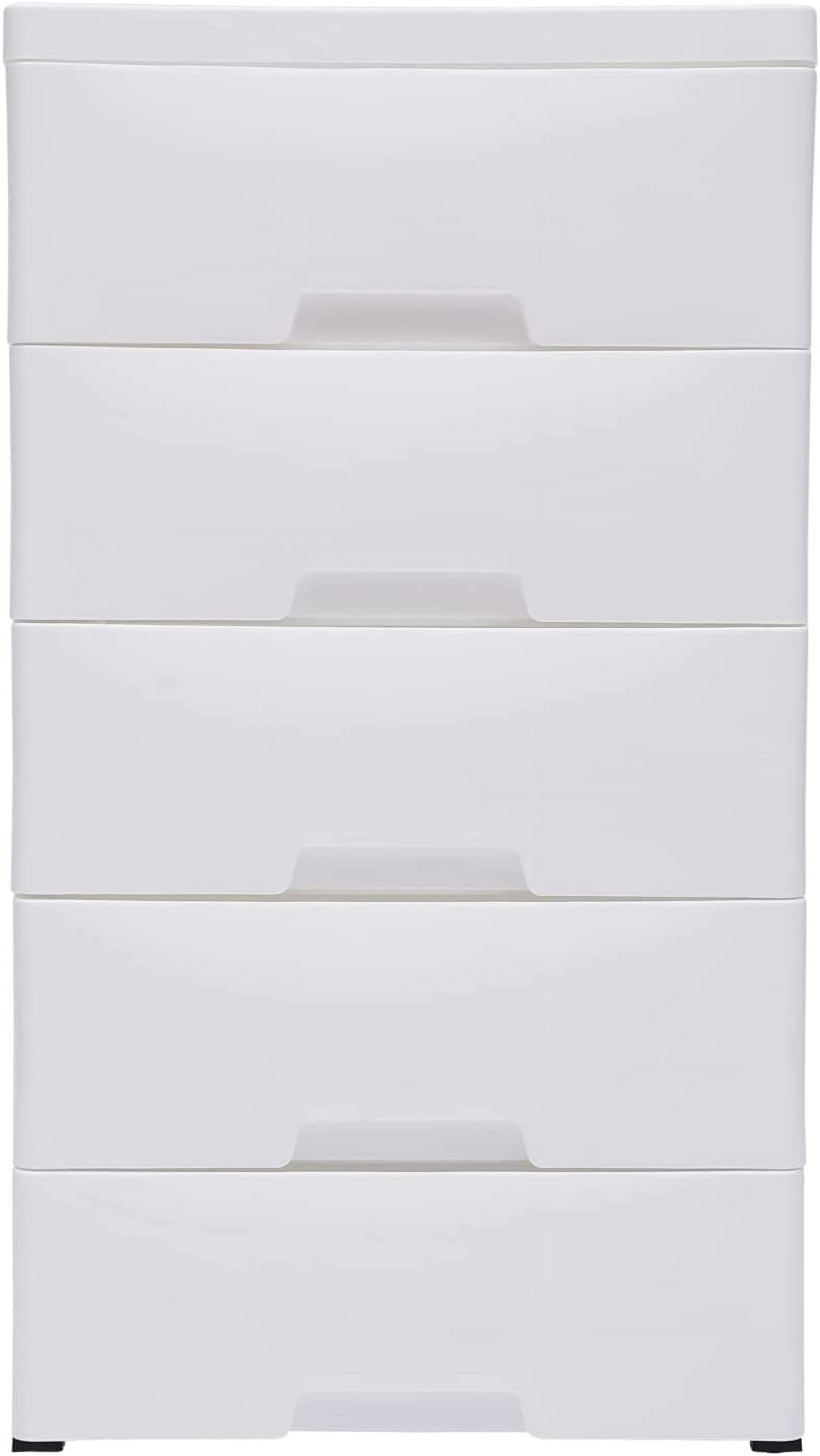 Plastic Drawer 5-Layer Closet Storage Baby Clothes Organizer Plastic ...