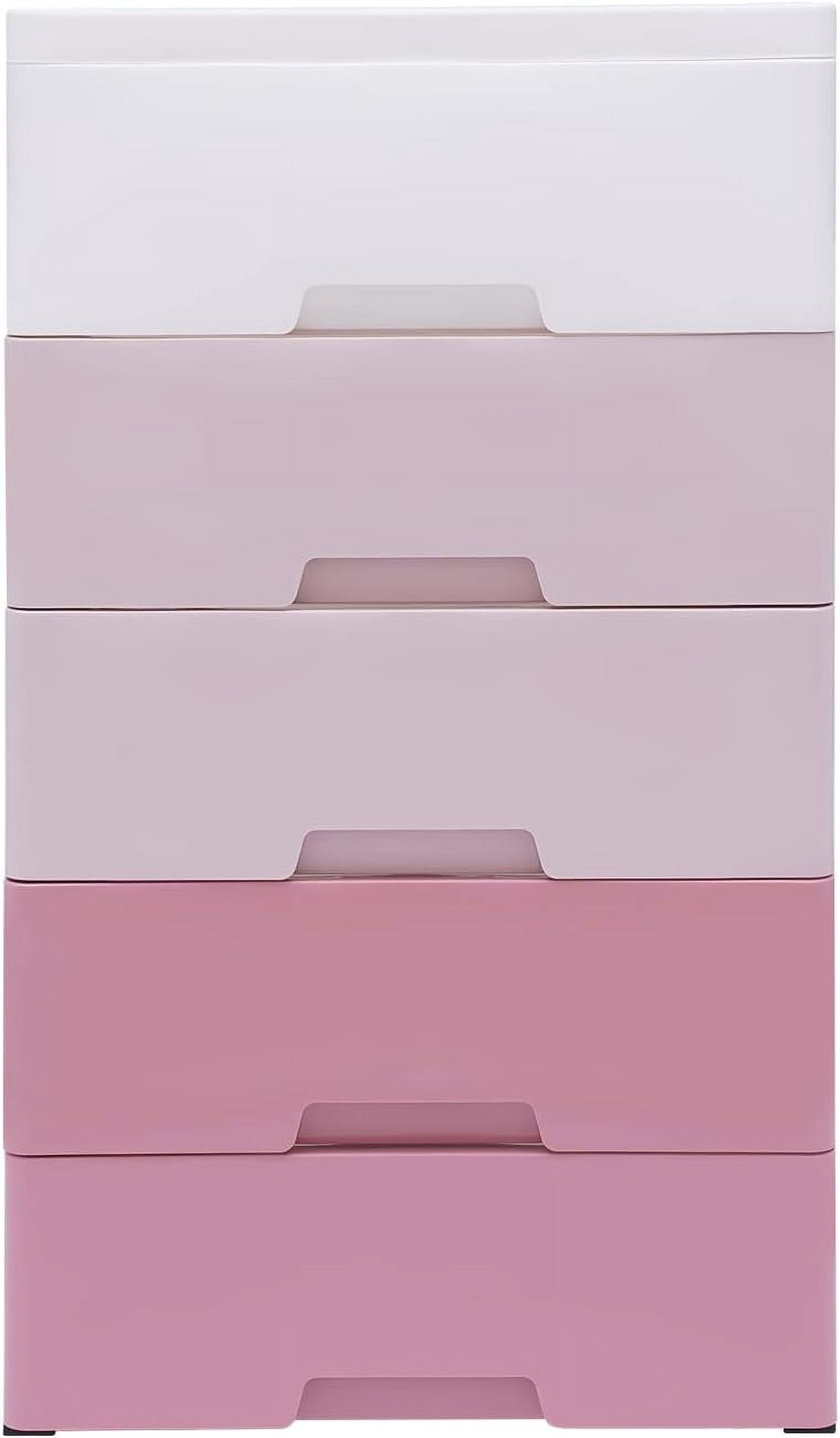 Plastic Drawer 5-layer Closet Storage Baby Clothes Organizer Plastic ...