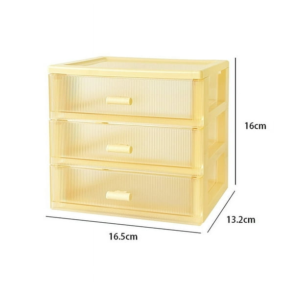 Plastic Drawer Cabinet Drawer Cosmetics Storage Box Small Drawer Box Desktop Organizer