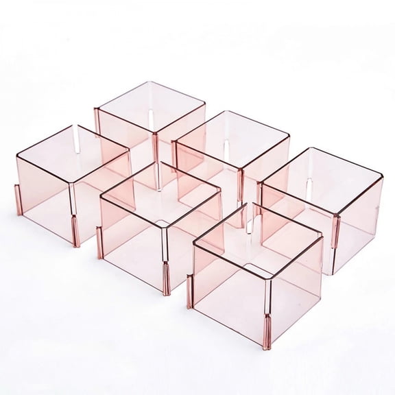 Plastic Drawer Organizer Box for Jewelry Box Partition Drawer Divider Storage Item Desk Organizer Underwear Organizer Drawer Box