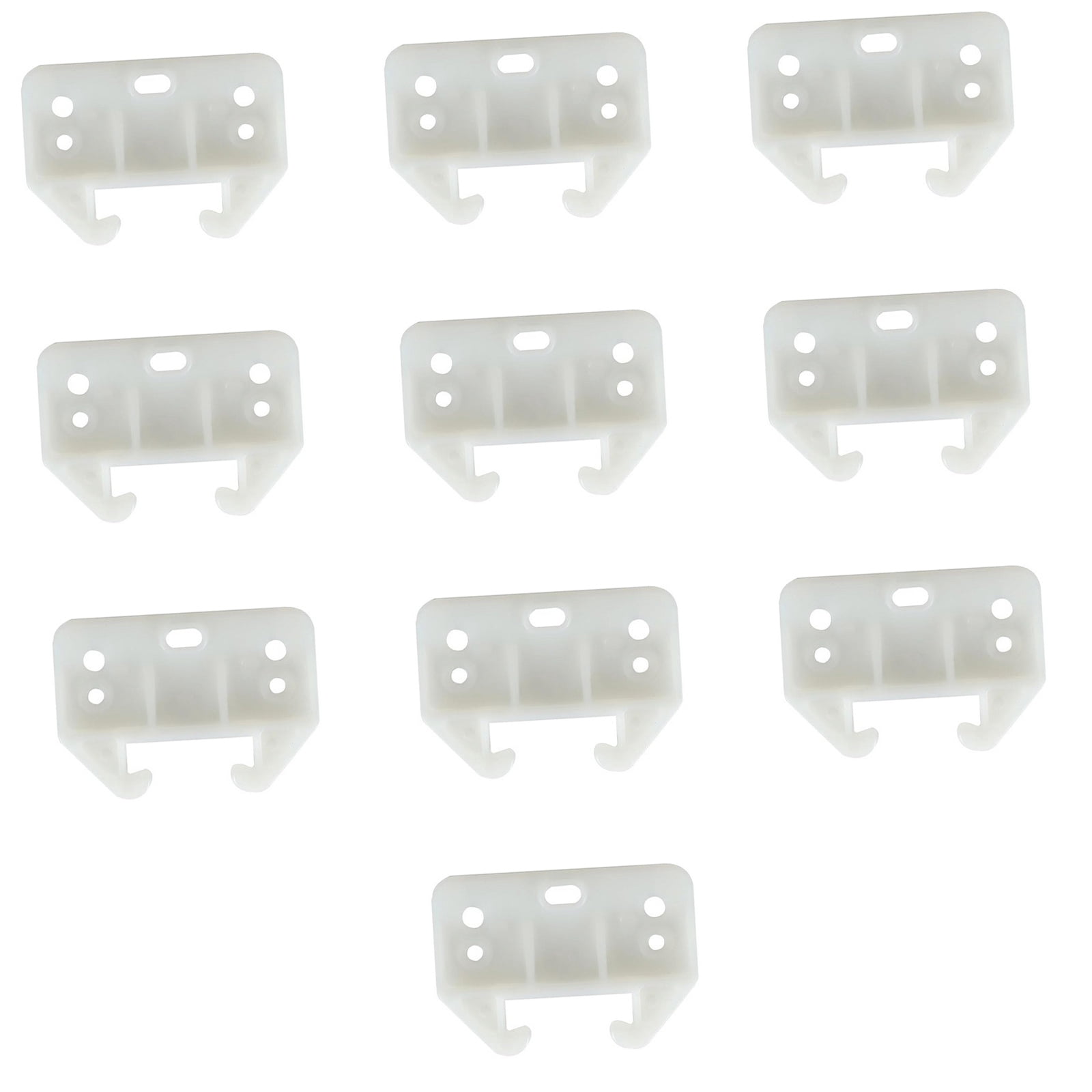 Poly Slide Rails Plastic Drawer Slide Rails Replacement Quiet Sliding Track Guides ...