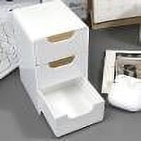 Plastic Drawer Storage Organizer Stacking Drawers Stackable Unit With Sliding Drawer For Bedroom Kitchen Under Sink Pantry Bathroom Dorm Office