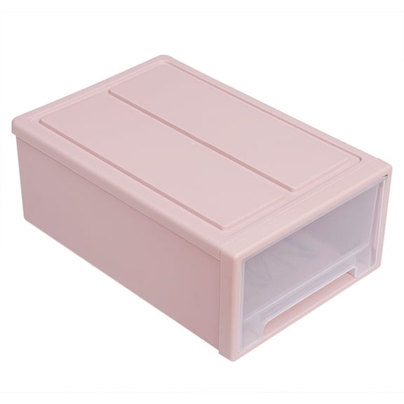 Plastic Drawer Type Storage Box Transparent Storage Drawer Box Wardrobe Quilt Organizer Box Clothing Clothes Storage Box