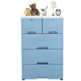 thumbnail image 1 of Plastic Drawers Dresser, Storage Cabinet with 6 Drawers, Closet Drawers Tall Dresser Organizer, Vertical Clothes Storage Tower for Clothes, Toys, Playroom, Bedroom Furniture, 1 of 27