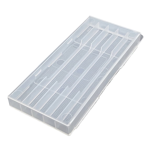 Plastic Drill Bit Storage Box Featuring Thickened Design and Portable Hook for Organized Tool Accessories