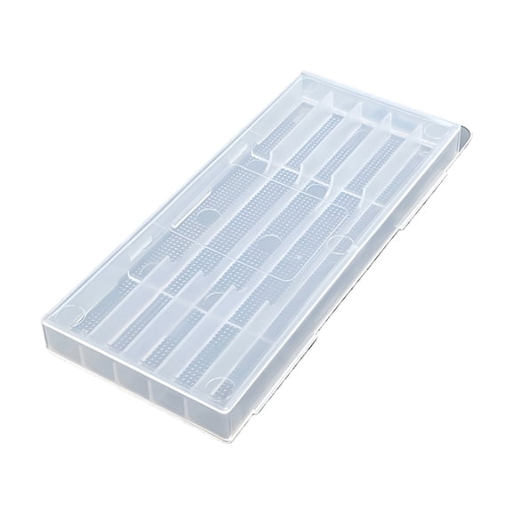 Plastic Drill Bit Storage Box Featuring Thickened Design and Portable Hook for Organized Tool Accessories