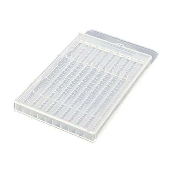 Plastic Drill Bit Storage Box Featuring Thickened Design and Portable Hook for Organized Tool Accessories