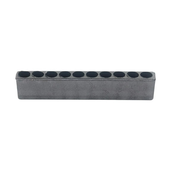 Plastic Drill Bit Storage Case for 1/4 Inch Standard Screwdriver Bits, 3.23x0.39x0.59 Inch