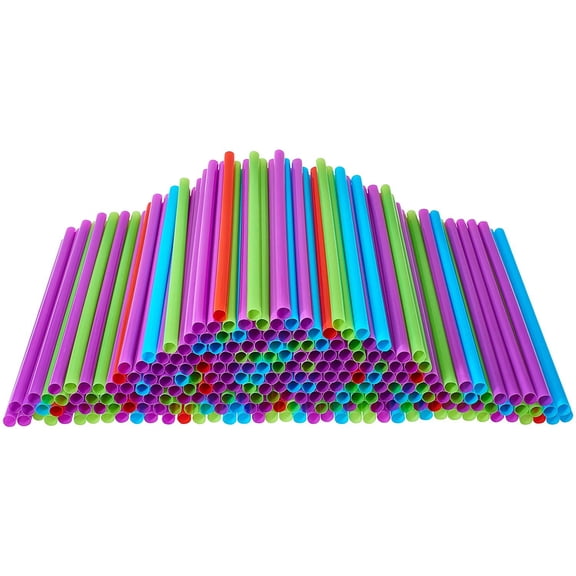 Plastic Drinking 250 Count BPA-Free Multi-Colored Disposable , Assorted - (250 Pack)