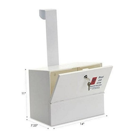 Plastic Drop Box 14"W x 7.25"D x 11"H