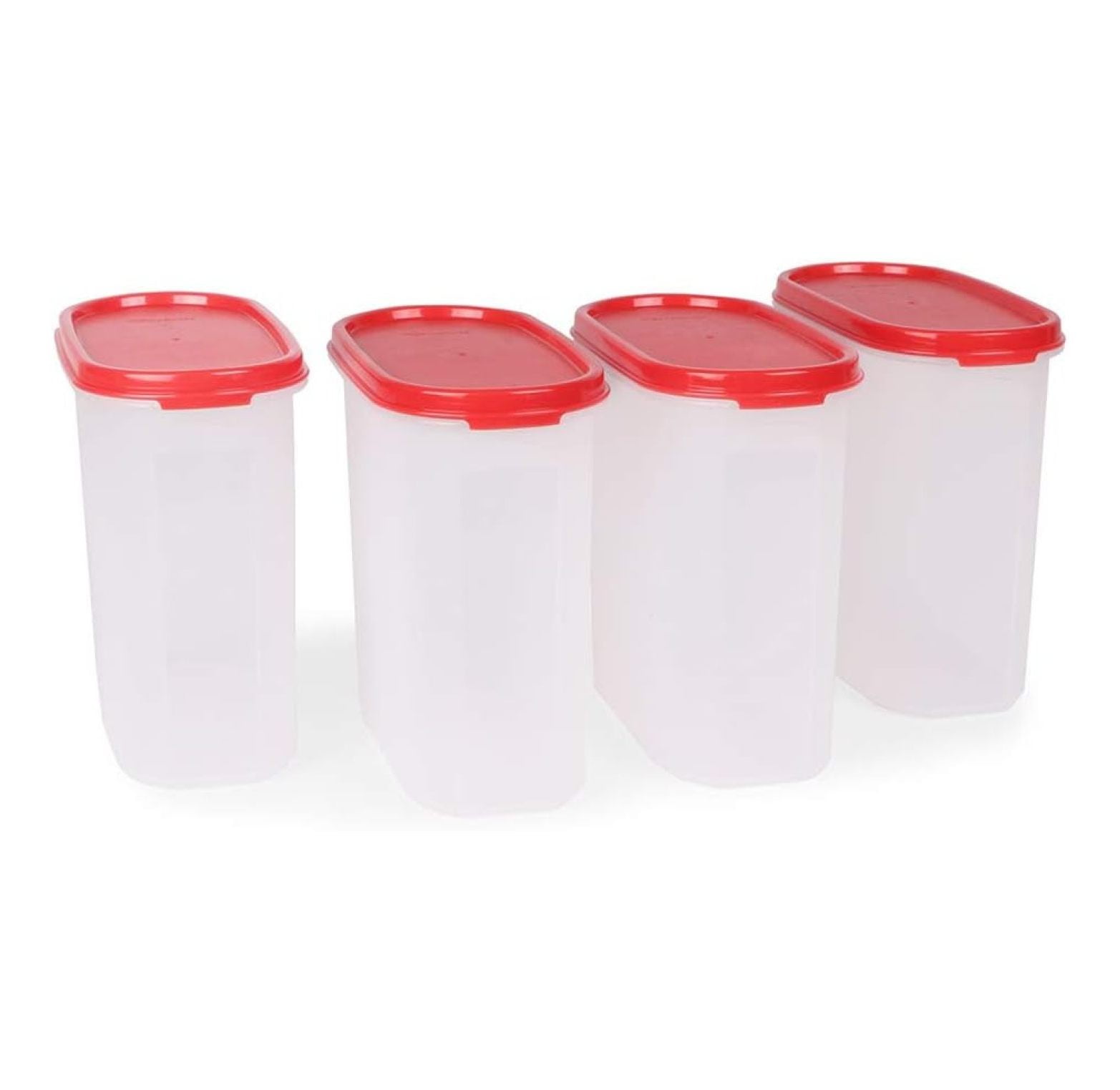 Plastic Dry Storage Containers - 1.7 L, 4 Pieces, Multicolored ...
