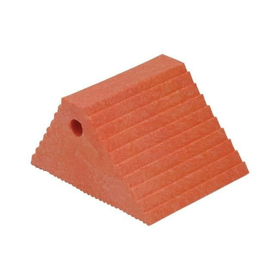 Plastic Dual Slope Wheel Chock - Orange