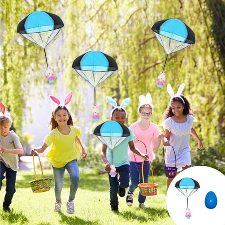 Plastic Easter Eggs Easter Easter With Parachute Children's Toy Throwing Stuffing