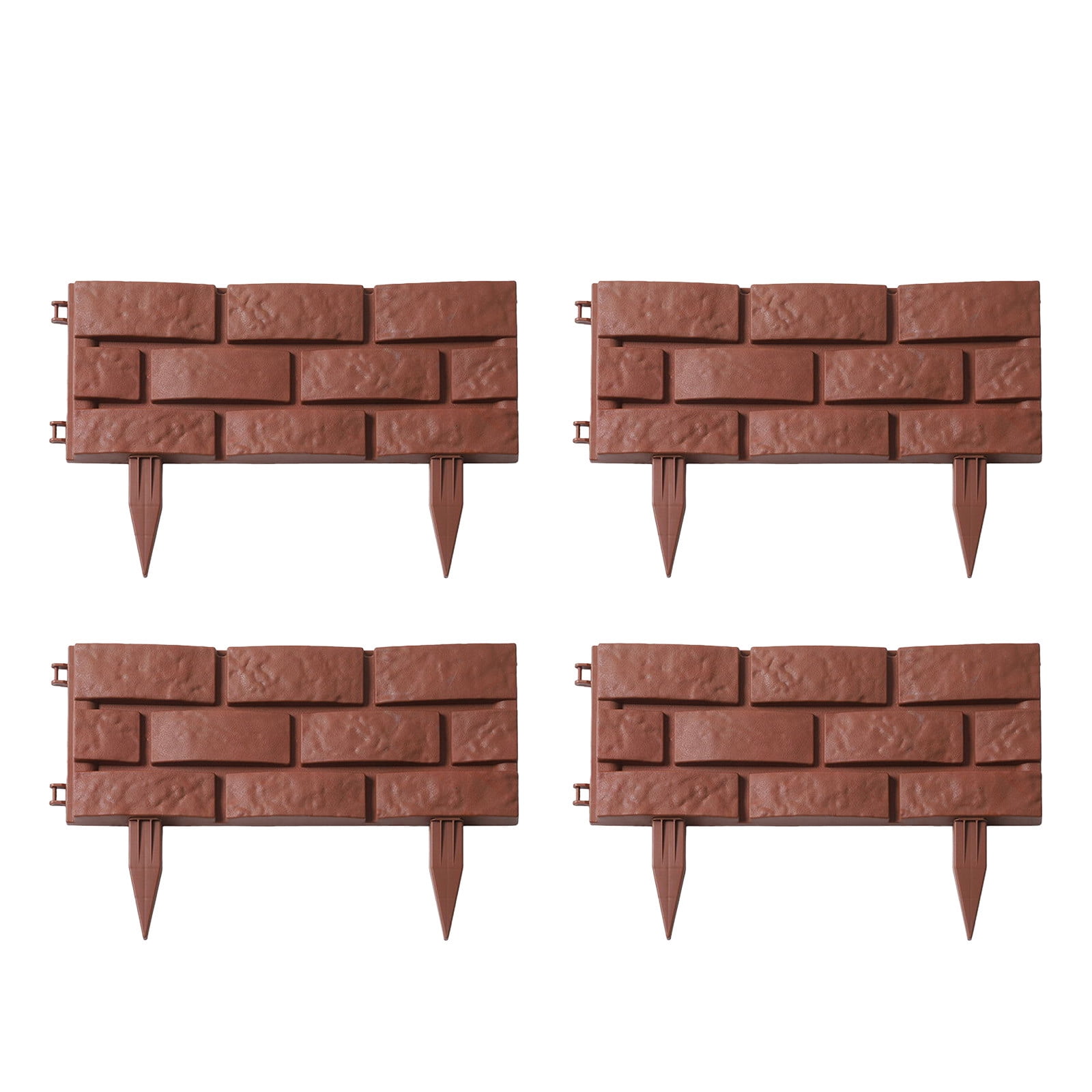 Plastic Edgings Garden Picket Fence - Grass Lawn Flowerbeds Plant ...