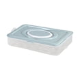 thumbnail image 1 of Plastic Egg Container, Binkne Stackable Egg Storage Container: Holds 24/48/72 Eggs with Lid & Handle for Refrigerator, Easter Party, and Kitchen, 1 of 9