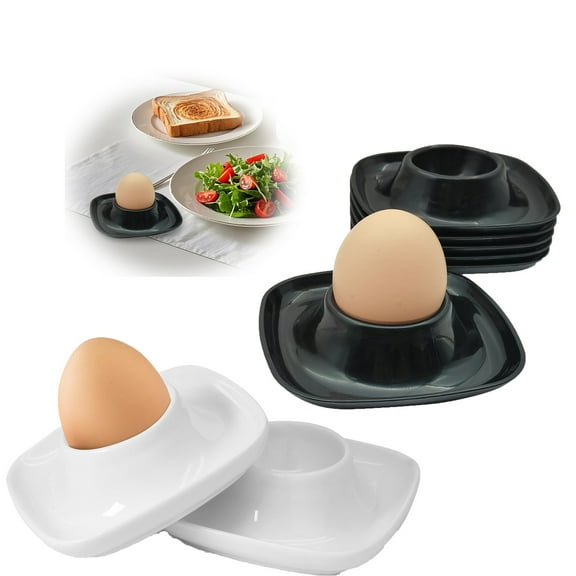 Plastic Egg Trays Egg Cups White Egg Holder Grade Egg Cups Kitchenware Kids And Camping Tableware,1 Egg Tray