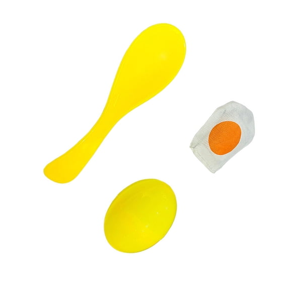 Plastic Eggs And Spoon Outdoor Activity Set For Children Coordination Development Carrying Race