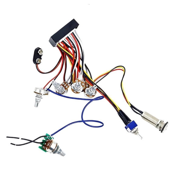Plastic Electric Guitar Bass Amplifier Circuit Easy Install for Stage Recording