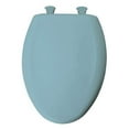 thumbnail image 1 of Plastic Elongated Toilet Seat, Twilight Blue, 1 of 7