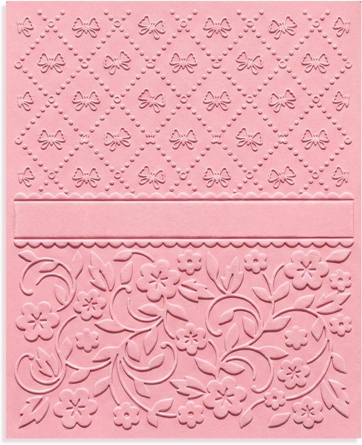 Plastic Embossing Folder Template, Texture Bow for Card Making DIY ...