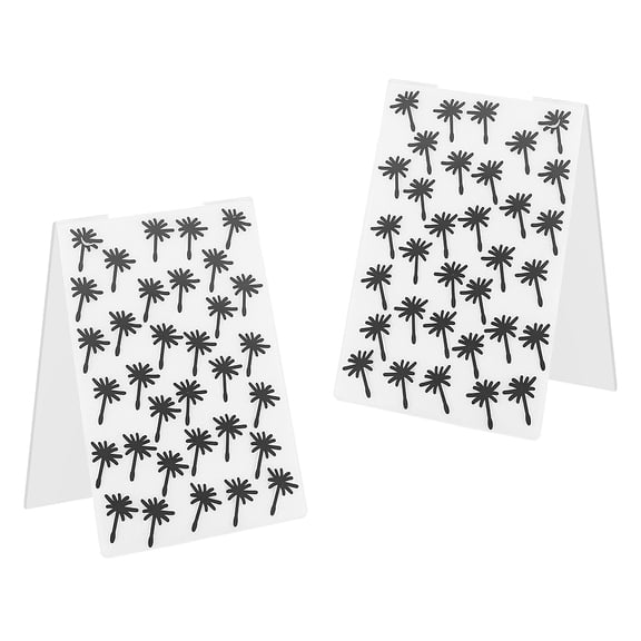Plastic Embossing Folders Concave-Convex Embossing Stencils for Handcraft Photo Album Decoration Plants Pattern 148x105x3mm
