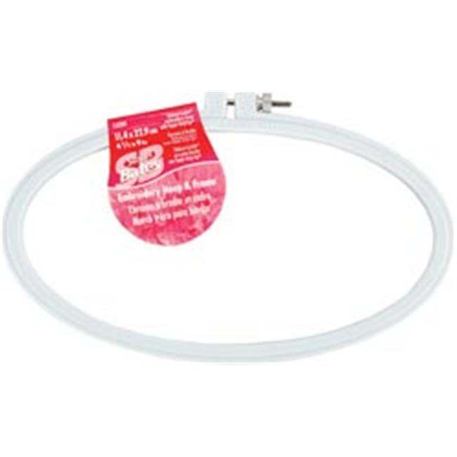 Plastic Embroidery Hoop Light BlueSize 4.5"X9"