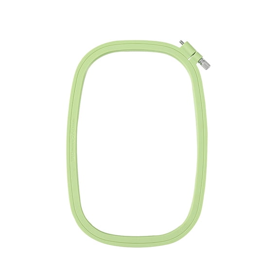 Plastic Embroidery Hoops Embroidery Stitch Hoops for DIY Pendant Embroidery Frame Craft Ornaments Pale Green 260x180mm