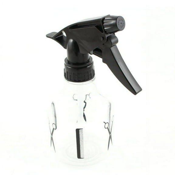 Plastic Empty Refillable Trigger Container, Clear Spray Bottle Hairdressing Water Sprayer, 250ml 8oz