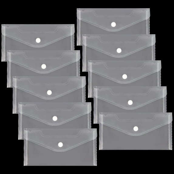 Multibey Heavy-Duty Plastic Envelopes, Waterproof 10ct, 4.13x7.87in ...