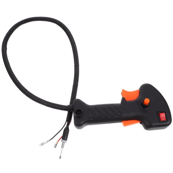 DEEPCRAFF Lawn Trimmer Handle with Throttle Trigger and Switch Cable Ergonomic Gardening Tool Grip
