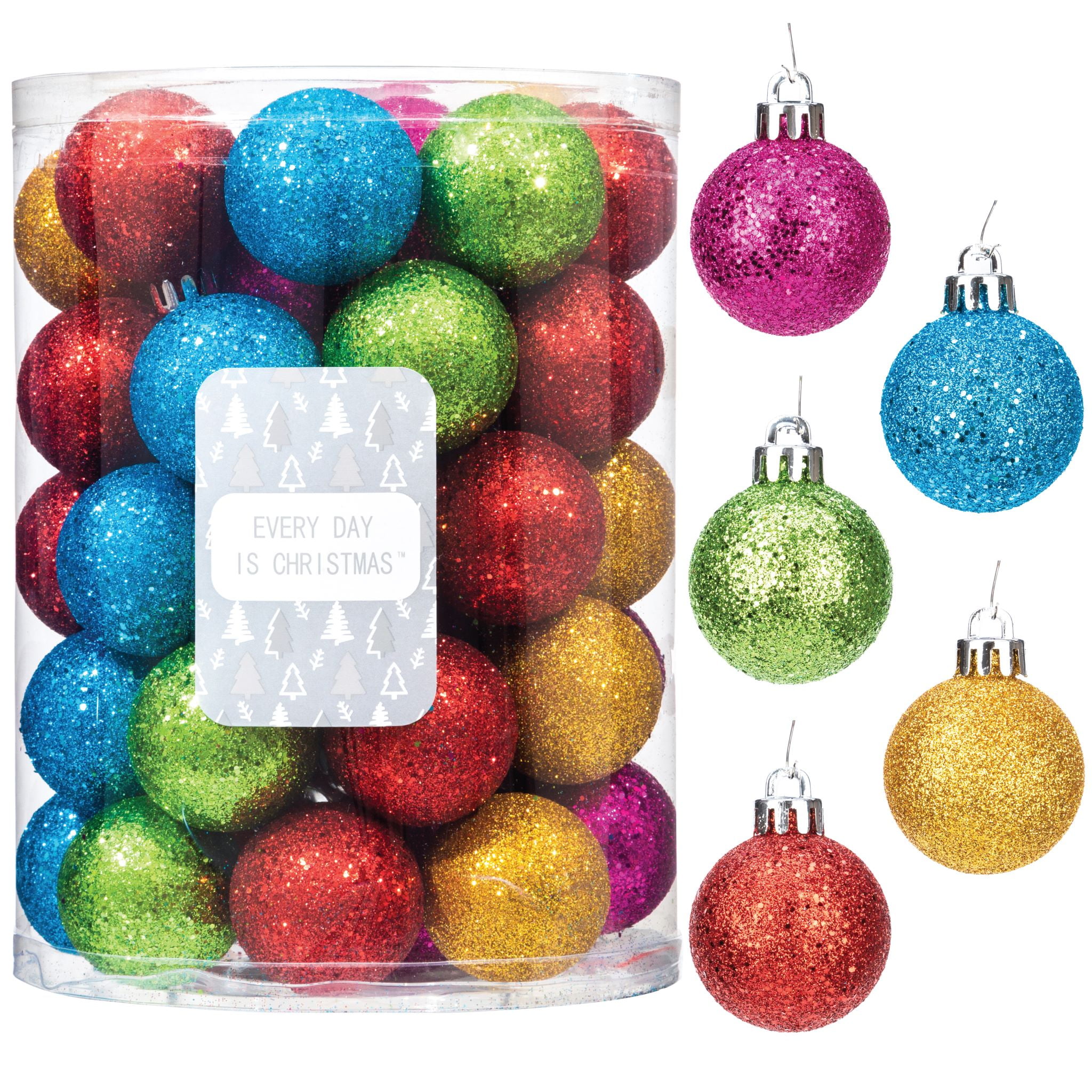 https://i5.walmartimages.com/seo/Plastic-Every-Day-is-Christmas-Ornaments-48ct-40mm-Glitter-Rainbow_7a642a21-836d-4853-ad47-9f4cec35a864.b01a5a1b41806f87b6f9e99994290e3e.jpeg
