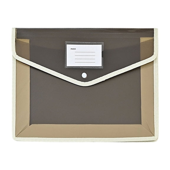Plastic Expandable File Organizer Folder, A4 Transparent Document Holder for Receipts, Bills, Letters, Expandable File Folder for Home Office Organization, Easy Label Storage (Assorted Colors)
