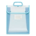 thumbnail image 1 of Plastic Expanding File Folder with Handle,Vertical Expanding Folder,Water-Proof File Folder Envelopes,Document Organizer Bag with Snap Closure,Transparent File Folder Organizer for Office,Blue, 1 of 8