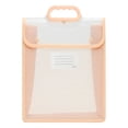 thumbnail image 1 of Plastic Expanding File Folder with Handle,Vertical Expanding Folder,Water-Proof File Folder Envelopes,Document Organizer Bag with Snap Closure,Transparent File Folder Organizer for Office,Orange, 1 of 8