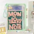 thumbnail image 1 of Plastic Expanding File Folder, Transparent envelopes with  Closure, No Dividers, Large Capacity, Fit Letter/A4 Size, 1 of 2