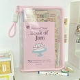 thumbnail image 1 of Plastic Expanding File Folder, Transparent envelopes with  Closure, No Dividers, Large Capacity, Fit Letter/A4 Size, 1 of 2