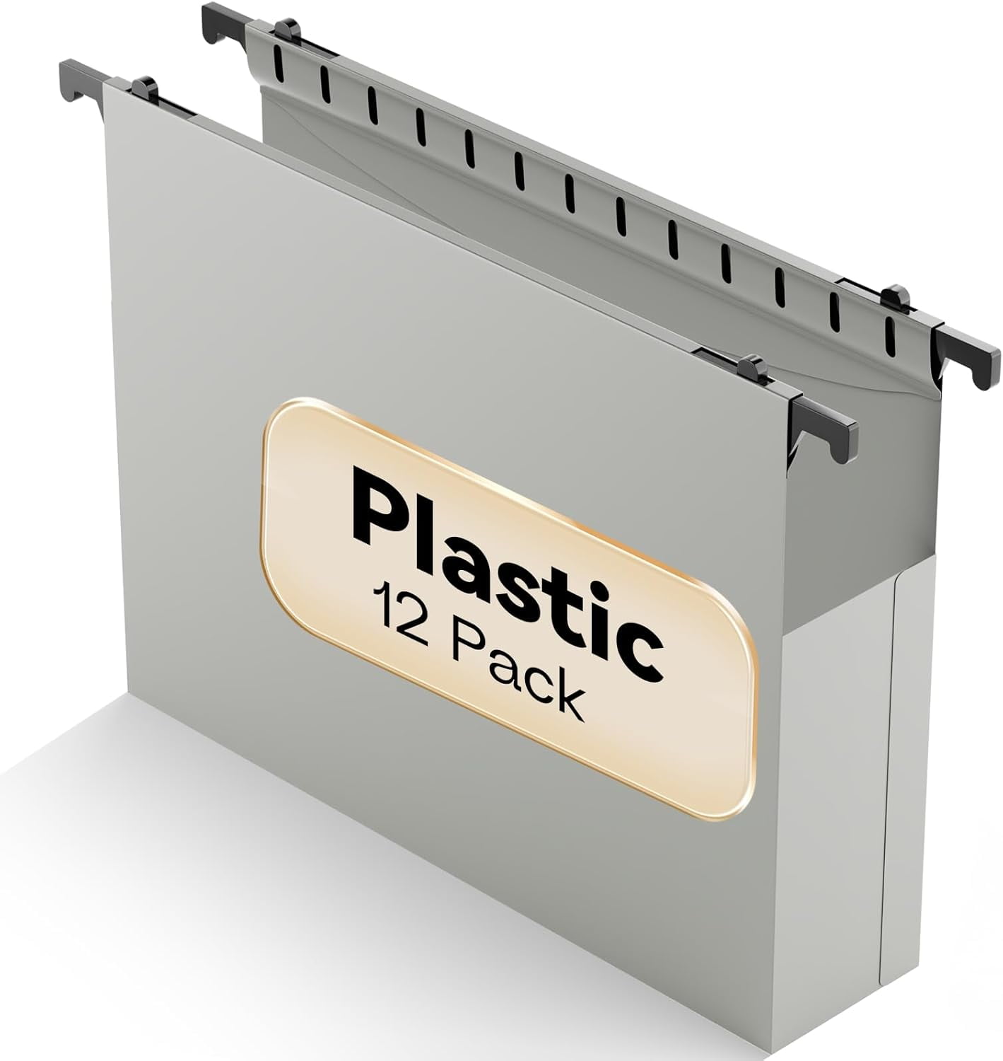 Collection File With Bottom Filing Cabinet Organizer 12 Pack Plastic Hanging File Folders - 2 Inch ...
